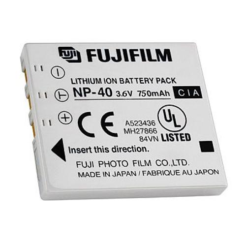 Fujifilm NP 40 - Pile pour appareil photo Li-Ion 710 mAh - pour FinePix F100, F455, F460, F470, F480, F485, F60, F650, F810, J50, V10, Z1, Z2, Z3, Z5fd