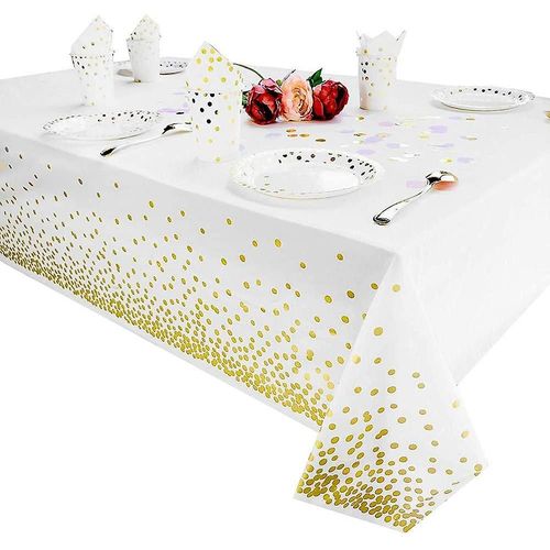 Nappes En Plastique Pour Tables Rectangulaires, Nappes De Fête Table Jetable