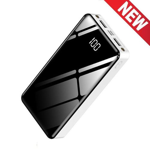 Funsee Batterie Externe Portable 50000mah Charge Rapide Power Bank, Batterie Chargeur Mobile Pour Tous Les Téléphones - Blanc