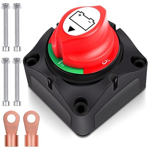 Sectionneur De Batterie 12v - Alimentation Continue 275a Avec Cosse De Câble Annulaire