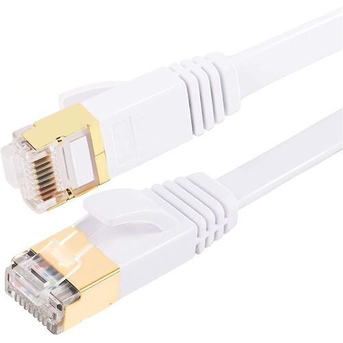 Câble Ethernet Cat7 30m Catégorie 7 Plat Rj45 Haute Vitesse 10gbps Internet Pour