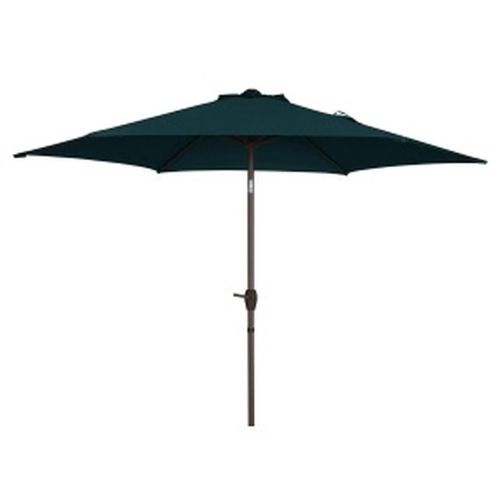 Parasol Inclinable À Manivelle 3m Bleu Océan Déperlant Lagoa Hyba