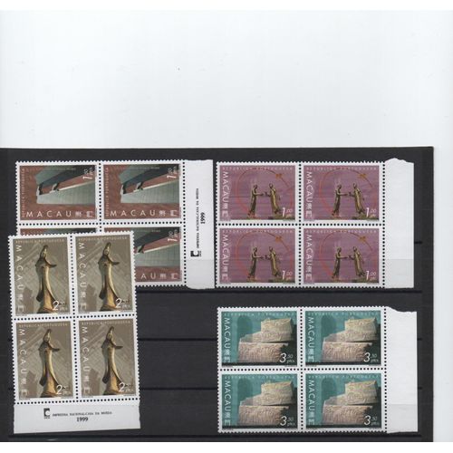 Macao Timbres Les Sculptures 1999