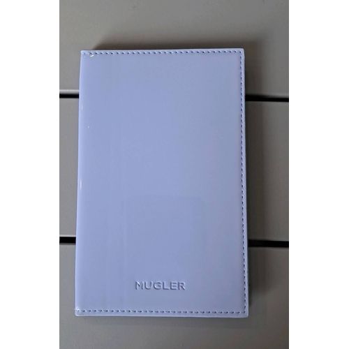 Petit Carnet Thierry Mugler Bloc Note Pages Blanches Couverture Plastifiée Bleu Ciel