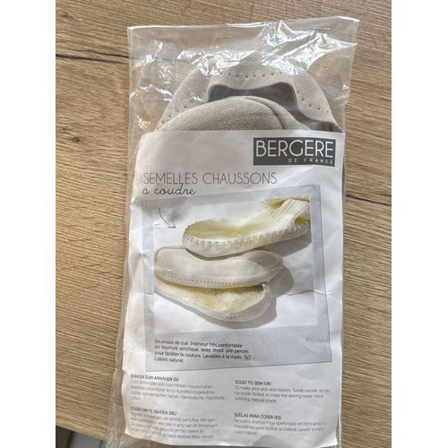 Semelles Chaussons À Coudre 