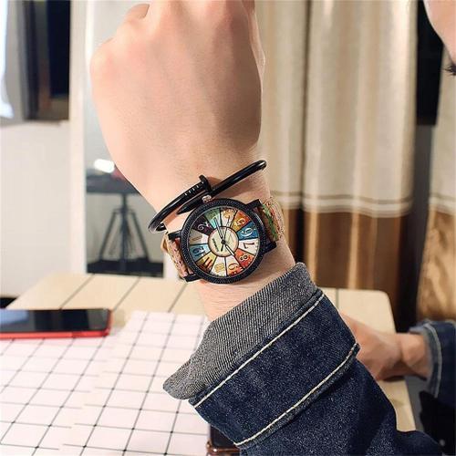 Montre Femme Avec Motif Arc-En-Ciel | Montres Pour Femmes