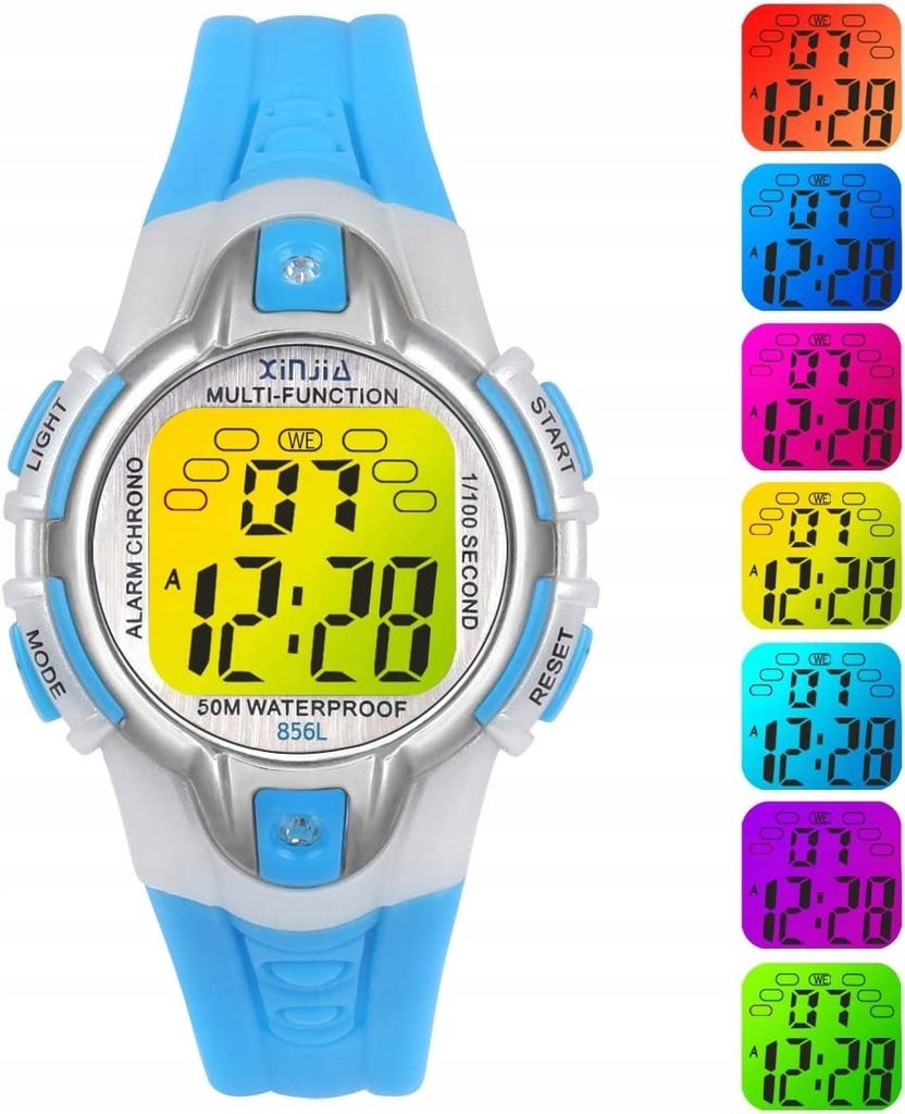 Montres Numriques Pour Enfants Pour Garons, 7 Couleurs - 4