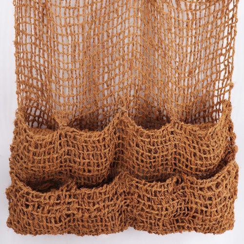 9 Sacs À Plantes, Tissu En Fibres De Noix De Coco, 8 Sacs, Natte Pour Bordure De Bassin Pour Liner De Bassin