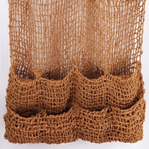 6 Sacs À Plantes, Tissu En Fibres De Noix De Coco, 8 Sacs, Natte Pour Bordure De Bassin Pour Liner De Bassin