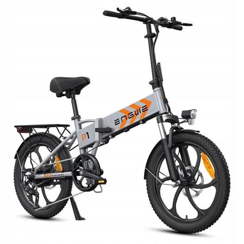 Vélo Électrique Pliant Engwe P1 36v 13ah 250w 25km/H 100km Argenté Ebike