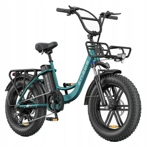 Vélo Électrique Engwe L20 Boost 25km/H Cadre Roue Alu 20 Inch Vert 250w 48v 13ah E-Bike