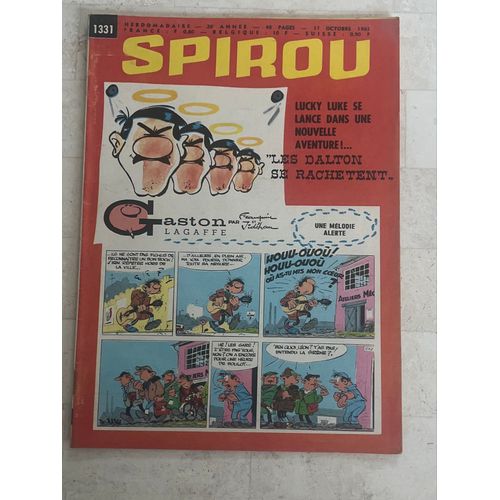 Spirou Hebdo N°1.331 - 26e Année - Octobre 1963 - Lucky Luke Se Lance Dans Une Nouvelle Aventure ! - 