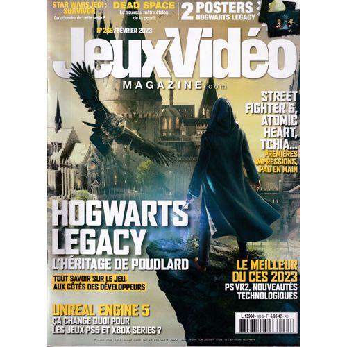 Jeux Vidéo Magazine - N°265 - Février 2023 - Hogwarts Legacy - Tout Savoir Sur Le Jeu, Aux Côtés Des Développeurs