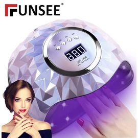 Lampe À Ongles En Gel Uv - Funsee - 268 W - 60 Perles Led - 4 Minuteurs - Couleur Violette 