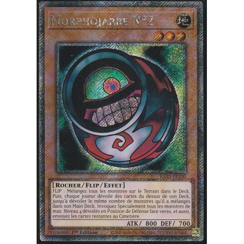 Carte Yu-Gi-Oh - Morphojarre N°2 - Ra03-Fr100 - Platinium Rare