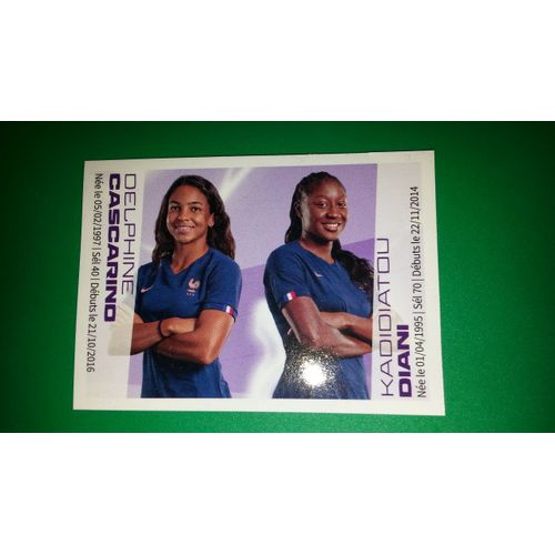 Panini Intermarché N°82 Delphine Cascarino / Kadidiatou Diani
