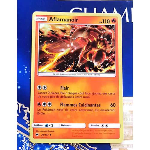 Carte Pokémon Aflamanoir / 51/M3