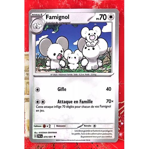 Carte Pokemon Famignol/ 51/M3