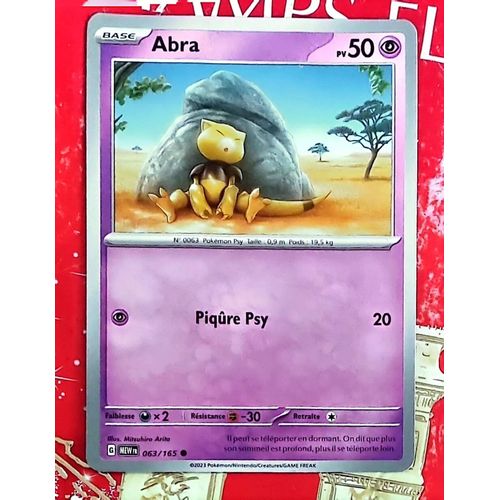 Carte Pokémon Abra/ 51/M3
