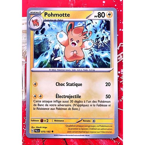 Carte Pokemon Pohmotte/ 51/M3