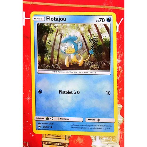 Flotajou Carte Pokemon/ 51/M3