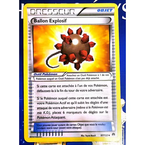 Ballon Explosif Carte Pokemon/ 51/M3