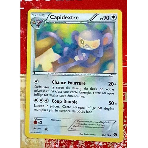 Pokémon N° 91/114 - Capidextre - Pv90 (A5724) / 51/M3