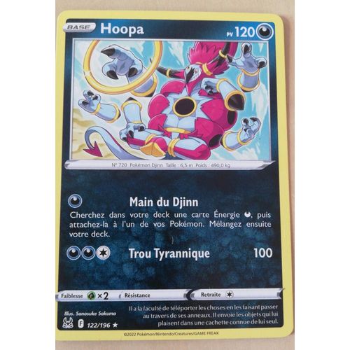 Carte Pokemon Hoopa