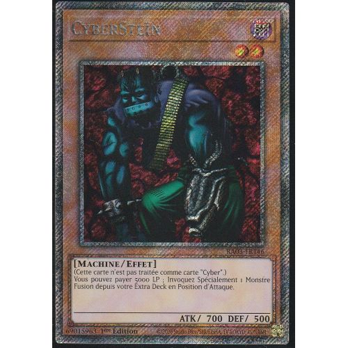 Carte Yu-Gi-Oh - Cyberstein - Ra03-Fr146 - Platinium Rare