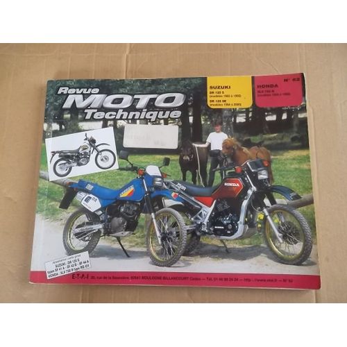 Revue Moto Technique Suzuki Dr 125 S - Se Et Honda Xlv 750 R
