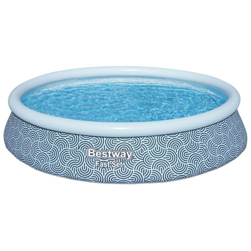 Piscine autoportante ronde 396 x 84 cm Bestway Fast Set avec pompe