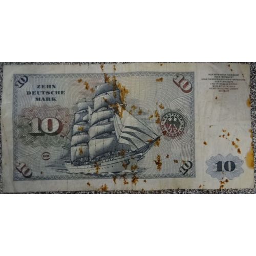 Billet De Banque - Allemagne - 10 Dm - 1960 -