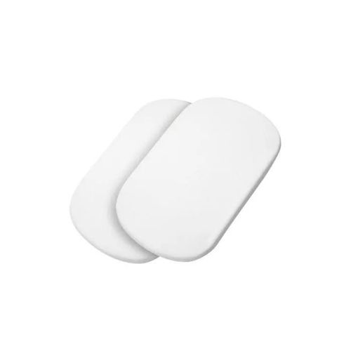 Carrycot Bedsheets White (X2)