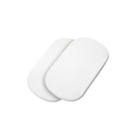 Carrycot Bedsheets White (X2)