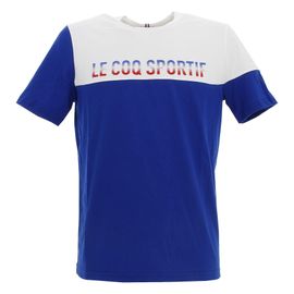 Tee Shirt Manches Courtes Le Coq Sportif Tri Sp Tee Ss N1 M Bleu Moyen Xs