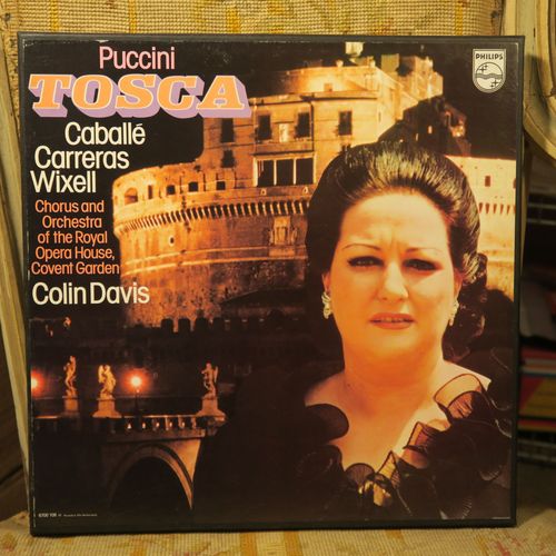 Puccini Tosca Caballé Carreras Orchestra Of The Royal Opera House Colin Davis