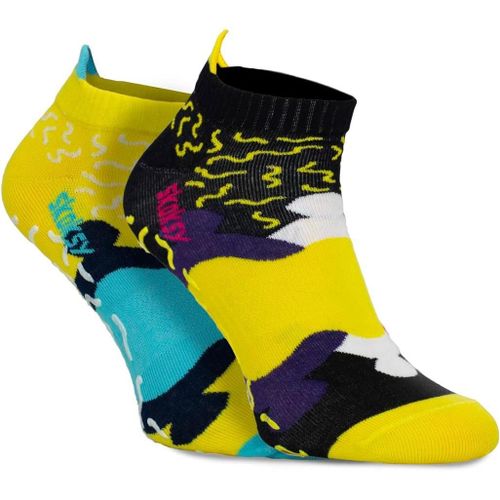 Zooksy Pack 2 Paires Chaussettes Antidérapantes Parfait Yoga Et Pilates Semelle De Sécurité 36-40