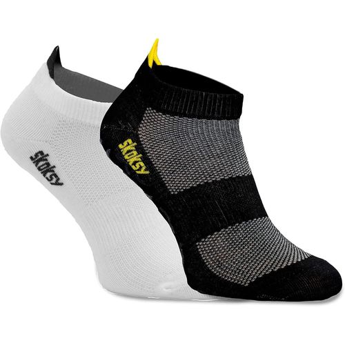 Zooksy Pack 2 Paires Chaussettes Antidérapantes Yoga Et Pilates Semelle De Sécurité 36-40