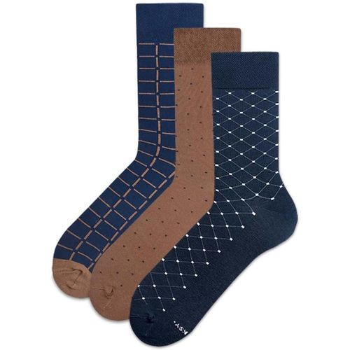Zooksy Pack 3 Paires Chaussettes Confort Et Style - Histoires De Mer 36-40