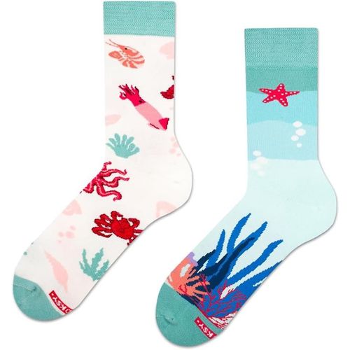 Zooksy Chaussettes Hommes Femmes Mixtury Colorées Longues Coton Trésors De La Mer 36-40
