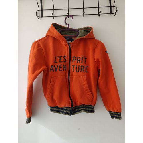 Sweat À Capuche Avec Fermeture Éclair Fonctionnelle, Terre De Marins, 8ans, 126cm