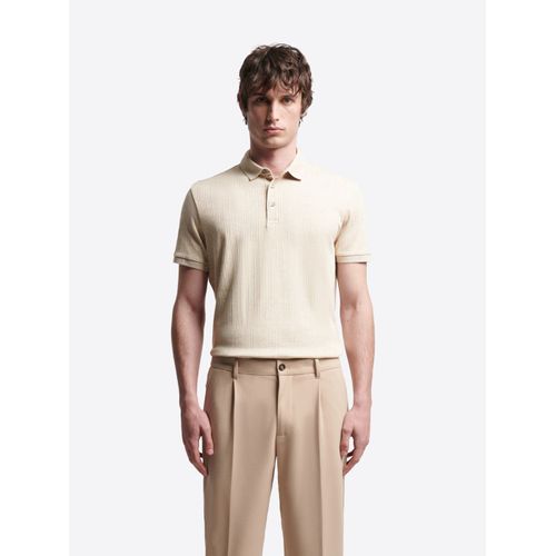 Polo Col Boutonné En Coton - Beige - S