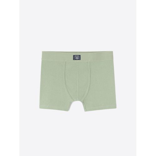 Boxer Côtelé En Coton - Vert Lichen - L
