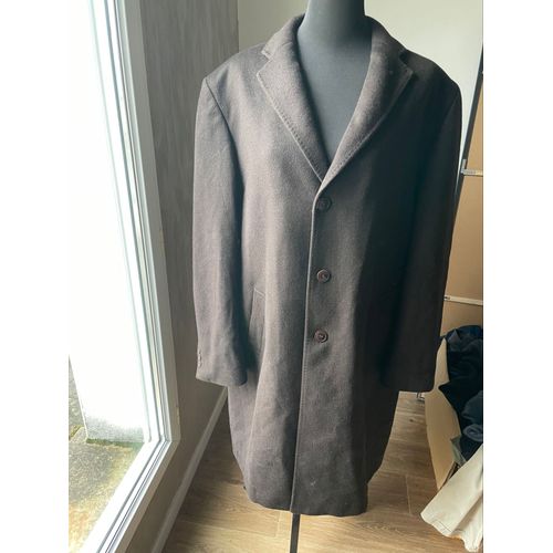 Manteau Homme Long Izac Laine Cachemire Xl