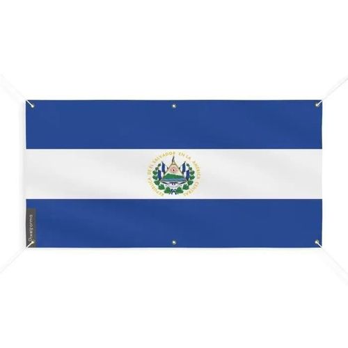 Bannière Drapeau - Pixelforma - Salvador - 130x260cm - Polyester - 6 ?Illets
