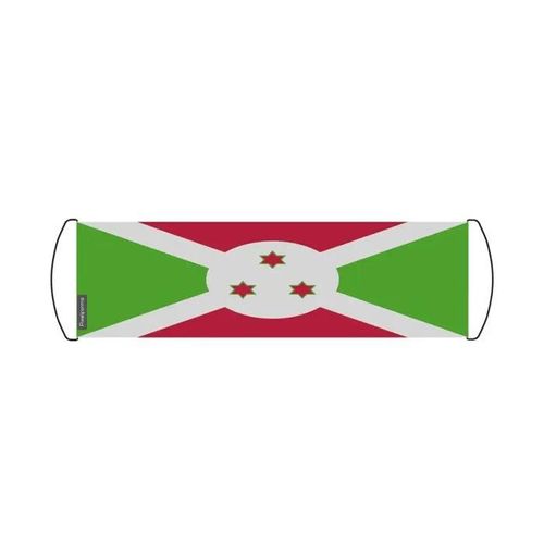 Bannière de défilement Drapeau Burundi 24 x 70 cm