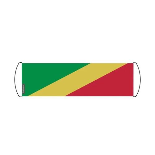 Bannière de défilement Drapeau république du Congo 24 x 70 cm