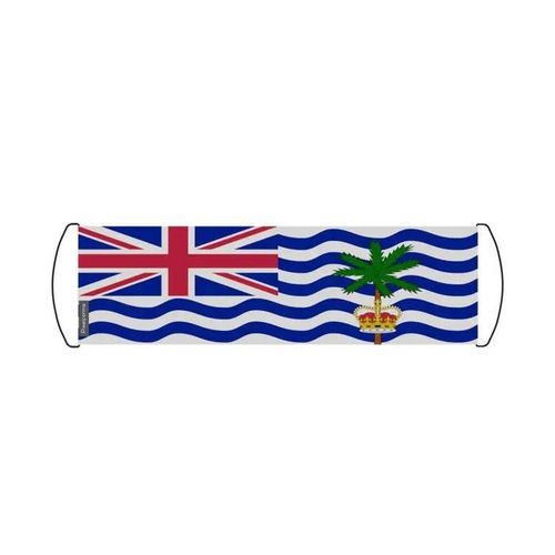 Bannière de défilement Drapeau Territoire britannique de l'océan Indien 24 x 70 cm