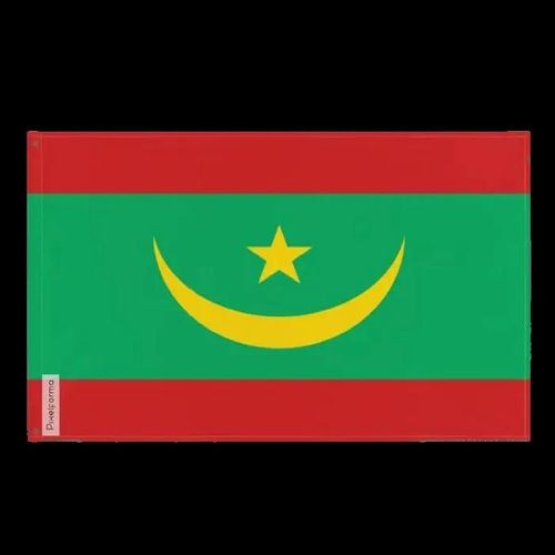 Drapeau de Mauritanie 96 x 144 cm