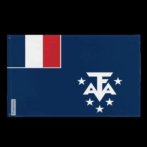 Drapeau Antarctique françaises officiel 128 x 192 cm